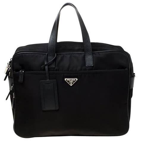 prada laptop bag leather|prada nylon laptop bag.